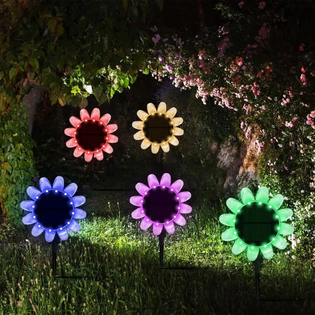 Solar Pond Light Flower-shaped Solar Light Solar-powered Floating Pool Lights Remote-controlled Led Accessories for Garden Yard