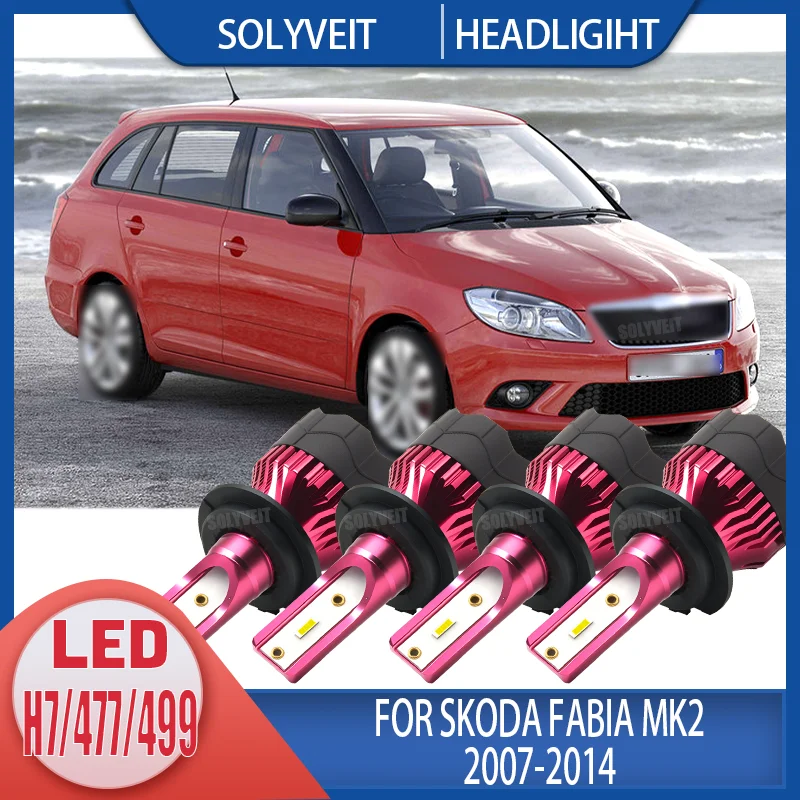 

Shock-Proof Stable Lighting reliable LED H7/477/499 HEADLIGHT Kit FOR Skoda Fabia MK2 2007 2008 2009 2010 2011 2012 2013 2014