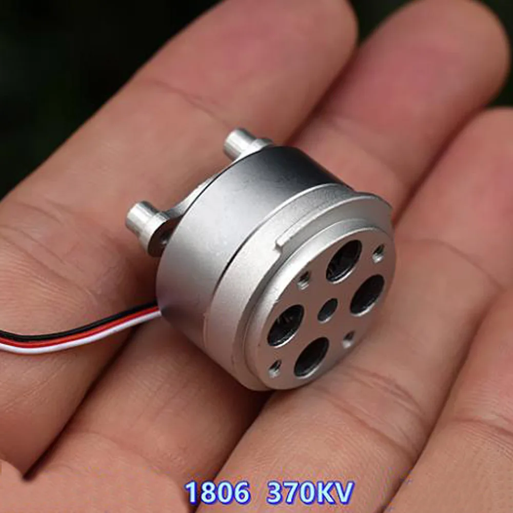 DC 12V Micro 1806 Brushless Motor Hollow Shaft 23MM Small Motor NdFeB Strong Magnetic BLDC Micro Motor 370KV for Handheld Camera