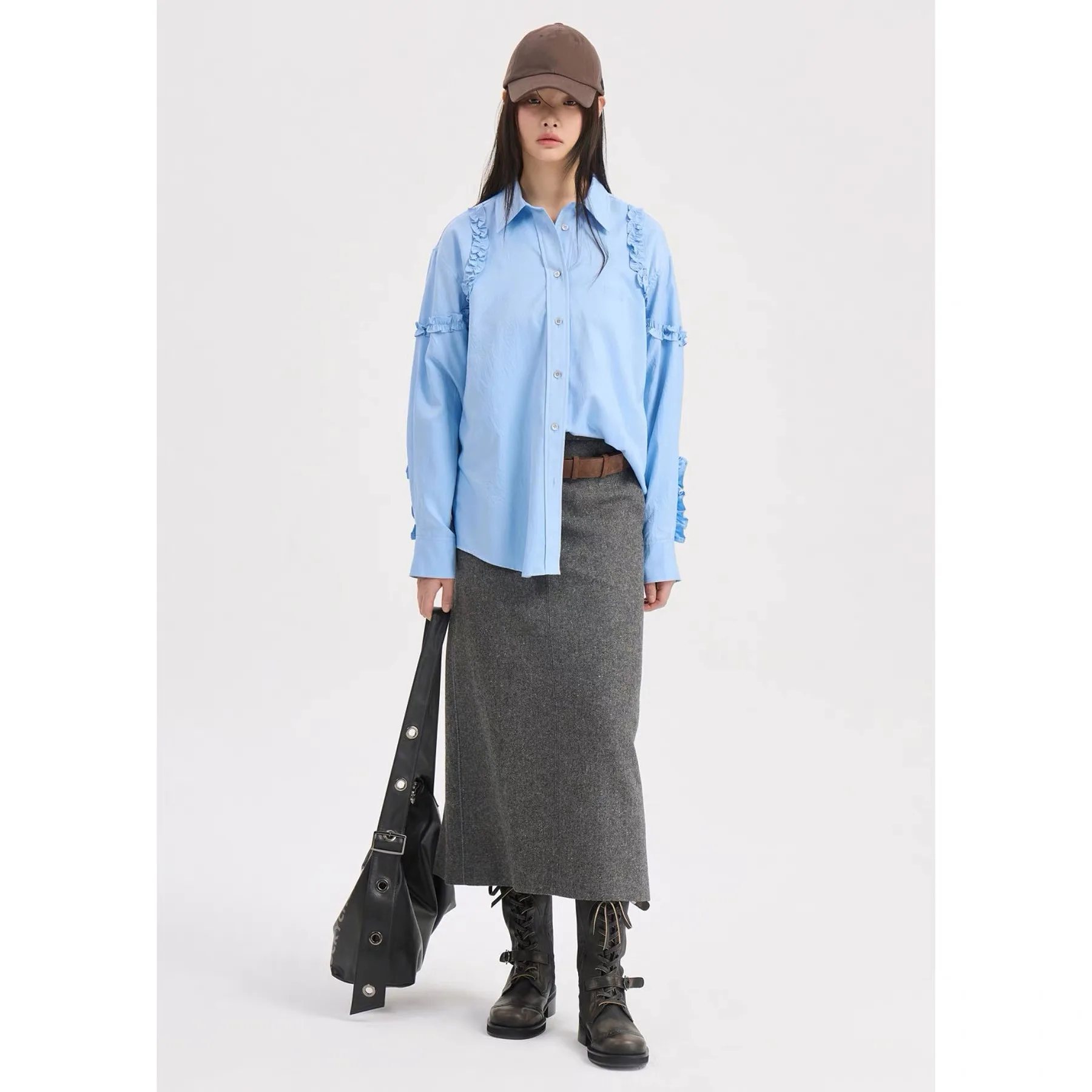 

Лонгслив Lemon Cheese LUC26: весенний повседневный дизайн с воротником, универсальный, свободный крой, 100% хлопок, классический стиль