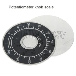 5PCS/LOT 0-100 WTH118 potentiometer knob scale digital scale can be equipped with WX112 TOPVR IBUW