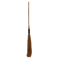 Halloween Broom Prop Flying Wizard Besom Broom Decorative Clean Wood Witch Child Craft HalloweenDecor Broom For Party Masquerade