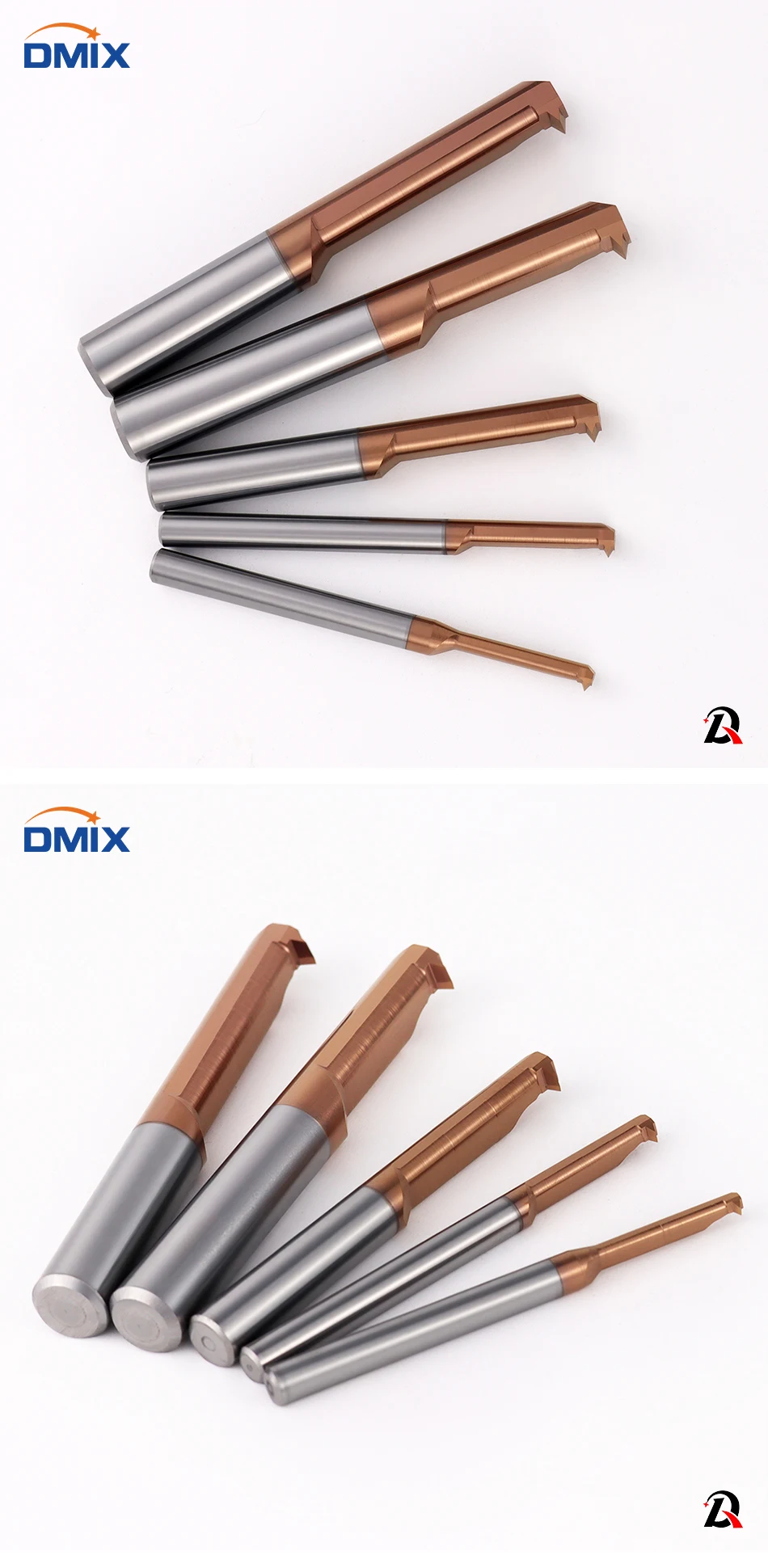 DMIX MIR 60 ° 55 ° Bohrer für Gewindeschneiden, beschichteter Hartmetall-Mini-Innen-Drehwerkzeug, Kopierwerkzeug für kleine Bohrungen, Wolframstahllegierung – Detail 4