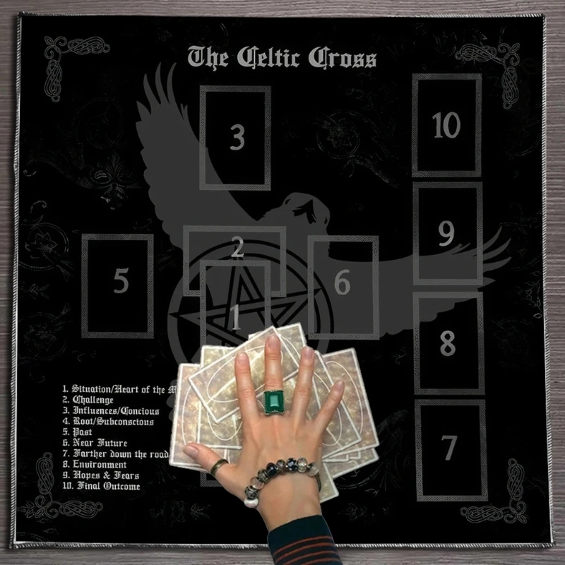 

Divinations Card Table Cloth Tapestry Reading Card Tarots Card Tablecloth