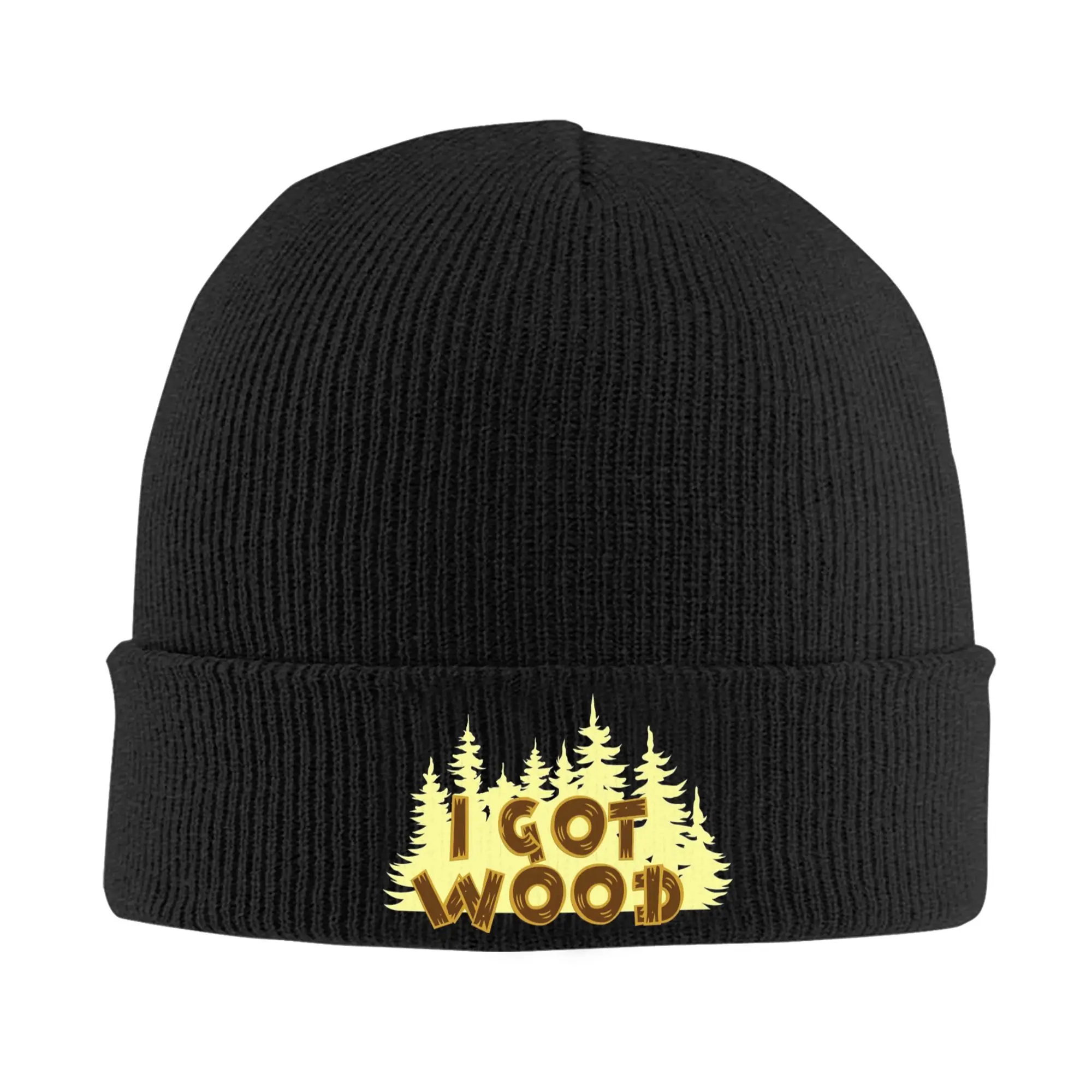 Shauns Zombie Dead I Got Wood Knitted Hat Autumn Winter Skullies Beanies Baggy Ed Custom Caps Unisex Acrylic Hot Sale Bonnet