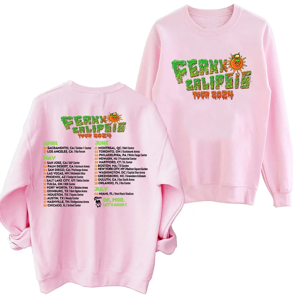 Ferxxocalipsis-Sudadera Harajuku de manga larga con cuello redondo, ropa de gran tamaño