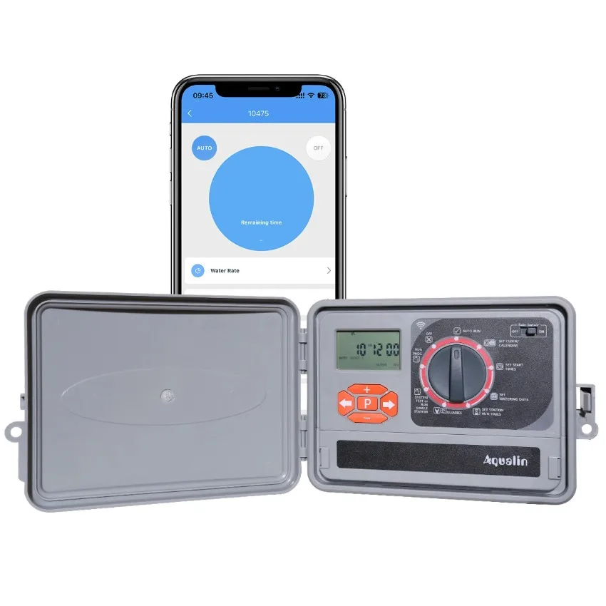 Factory Direct WiFi Irrigation Controller Multi-Station LCD Display Sprinkler Timer with Sensor for Garden Watering