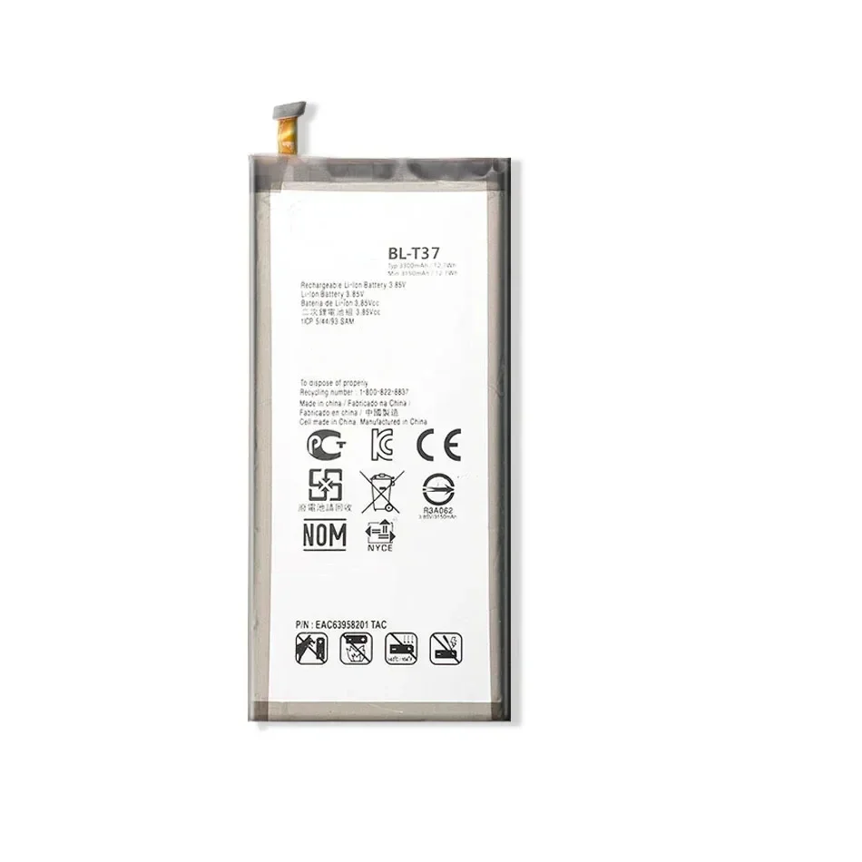Replacement Mobile Phones Battery For LG V60 V50 V40 V30 V20 V10 ThinQ 5G ThinQ Q710 H930 H990N H961N LS998 Q8 2018 LM-V500 view 3