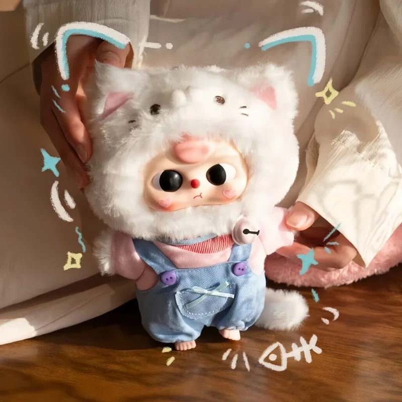 

New Genuine New Baby Three Year Old Kitten Wardrobe Series Blind Box Toy Baby Trendy Toy Doll Gifts Pendant For Girls