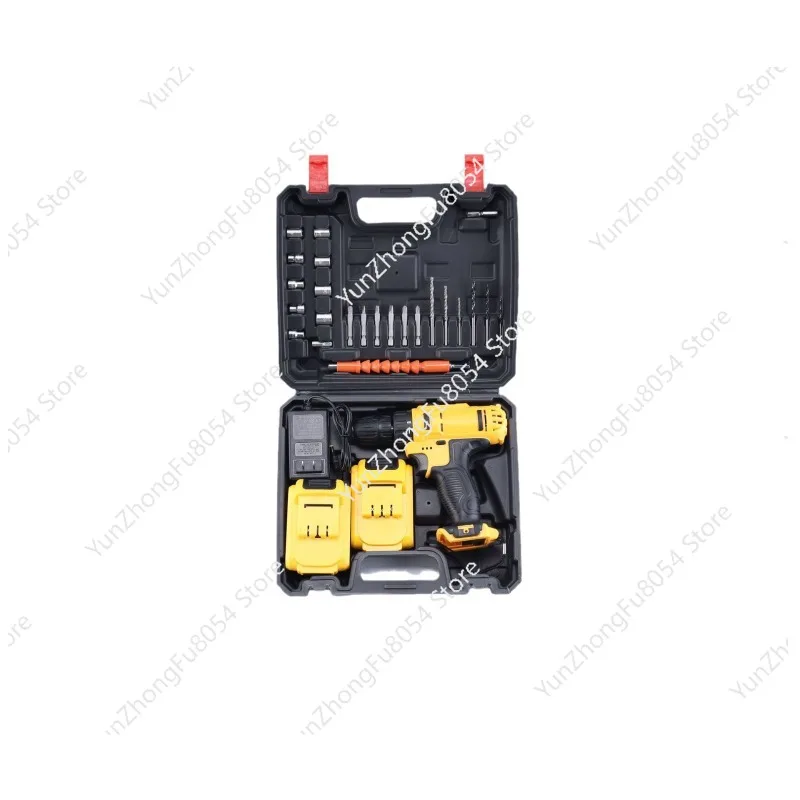 

Multifunctional Lithium Battery Drill Set, Rechargeable Hand Drill, Household Impact Drill