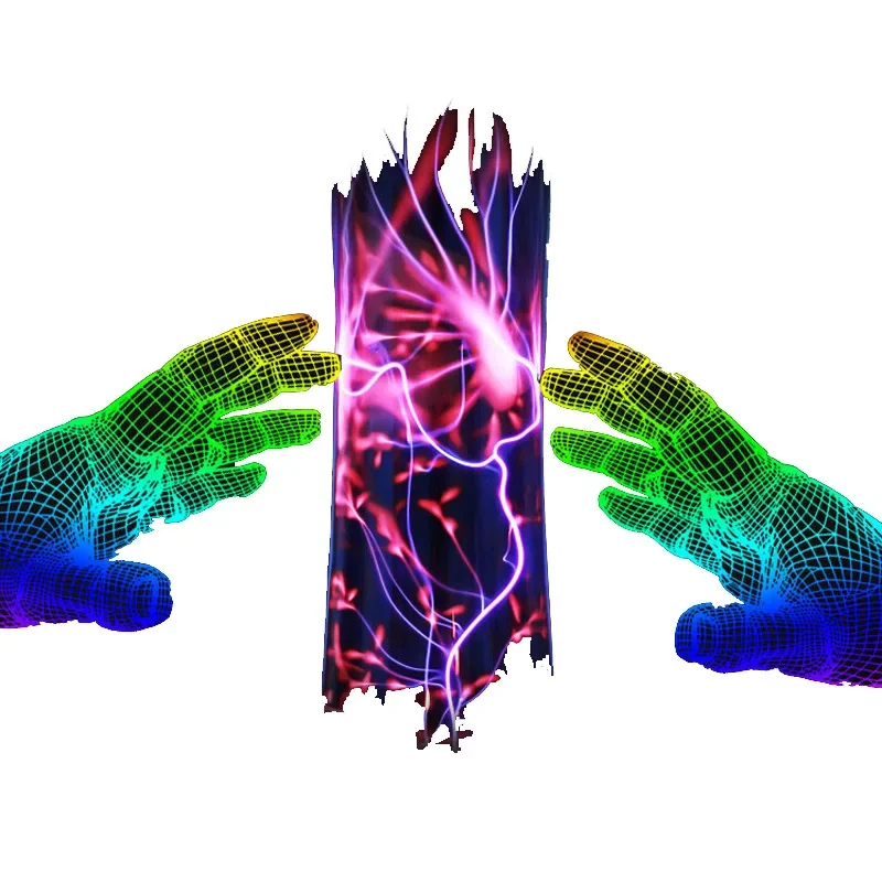 Strange New Voice Control Xiaoman Waist-shaped Lightning Ball Bedroom Bedside Decoration Ion Ball Electronic Magic Ball Lamp