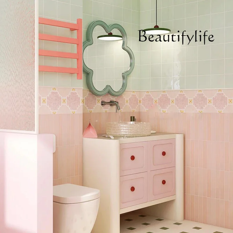 Q Bathroom cabinet combination table basin washbasin contrasting color washbasin cabinet color toilet customization
