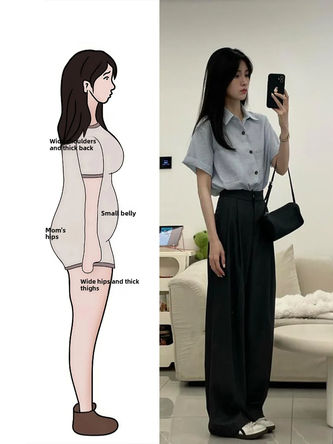 

Летний комплект из рубашки и брюк больших размеров для женщин: корейский стиль, высокая талия, широкие штанины, дышащий полиэстер, повседневная рабочая одежда