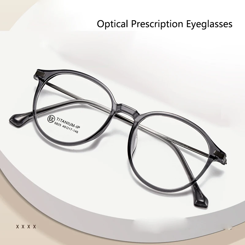 

Fashion Retro Round Eyeglasses Small Size Titanium TR90 Transparent Eyewear Optical Prescription Eyeglasses Frame Man Woman