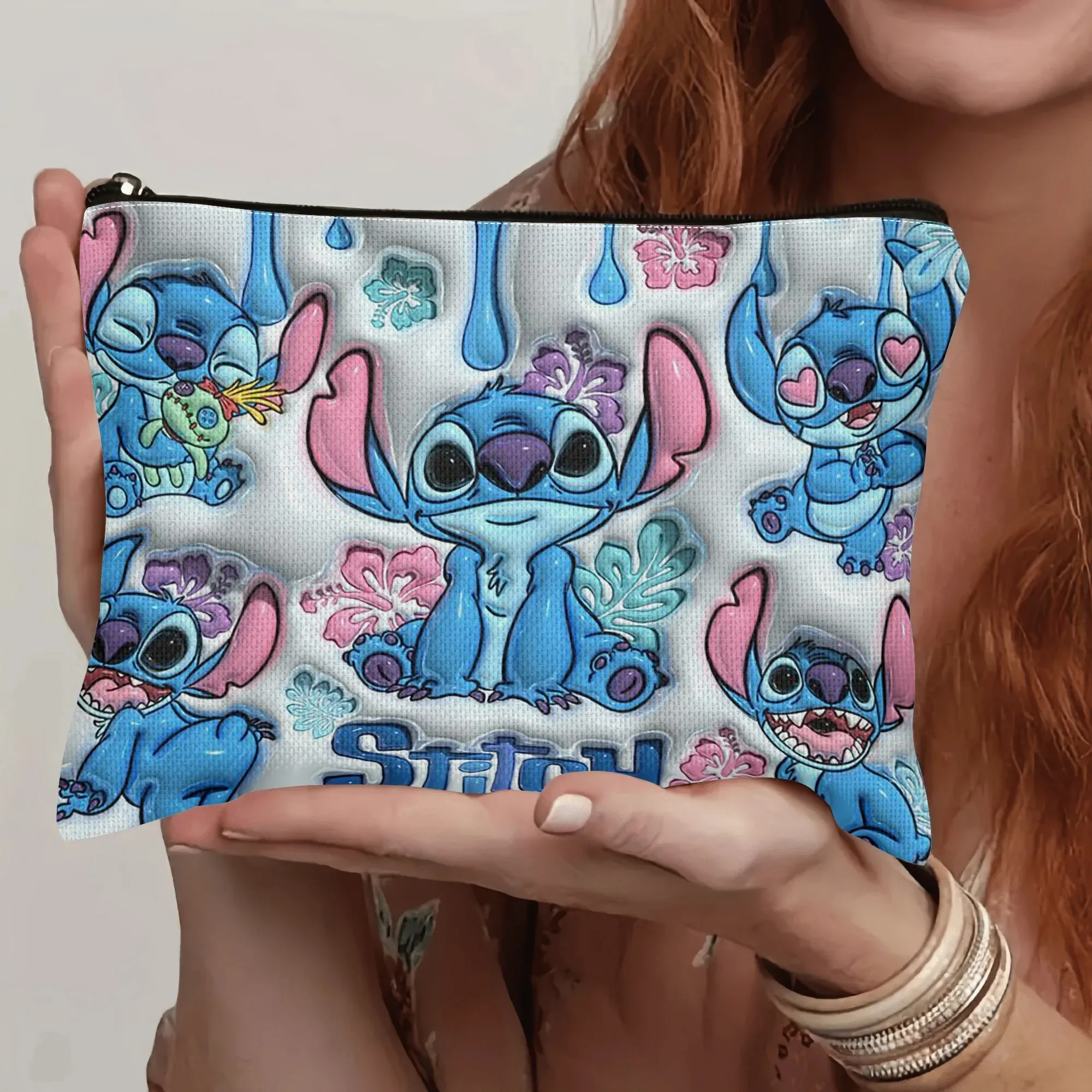 

Новая женская косметичка с принтом строчки, модная косметичка большой емкости, повседневная дорожная сумка для хранения