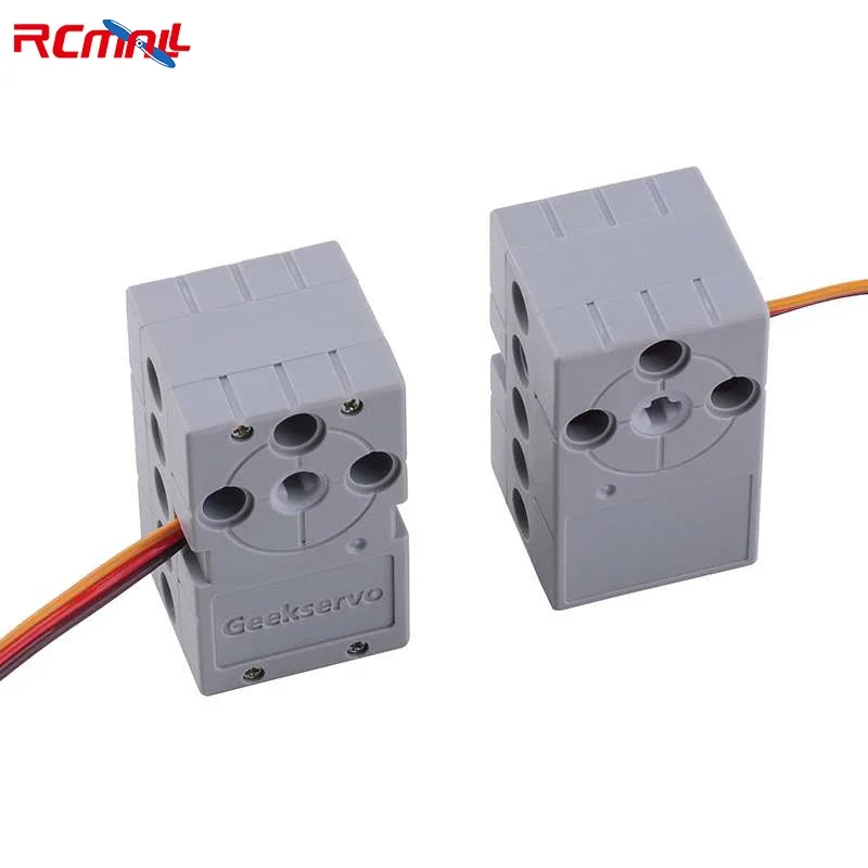8PCS Geekservo 2KG 360° Programmable Servo Mini Dual Output Shaft Servo Motor for Legoed Micro:bit DIY Toy