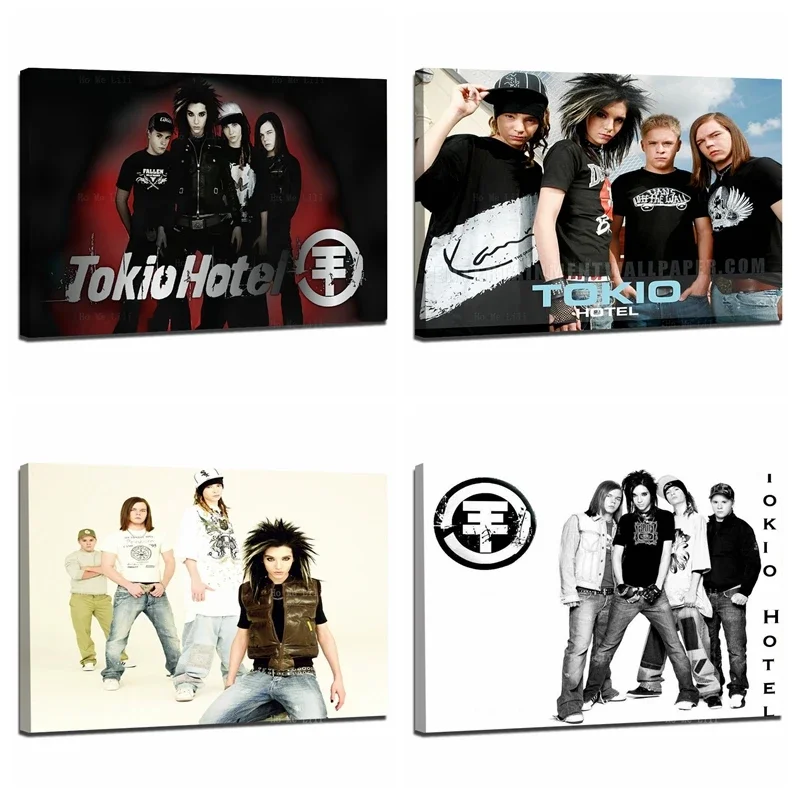 The Best Band Tokio Hotel Übers Ende Der Welt Rock And Roll Music Art Poster Canvas Wall Art Painting