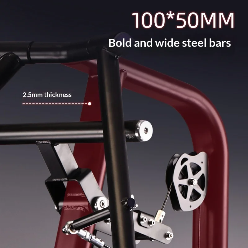 Commercial Steel Plate Loaded Adjustable Durable Safety Hip Thrust Machine Trainer Gym Strength Fitness Equipment Studio Butt