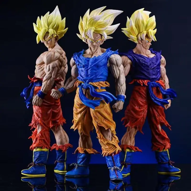 

Dragon Ball 45cm Z Son Goku Figure Super Saiyan Action Figurine With Base Gk Anime Figures Pvc Statue Model Collection Toys Gift