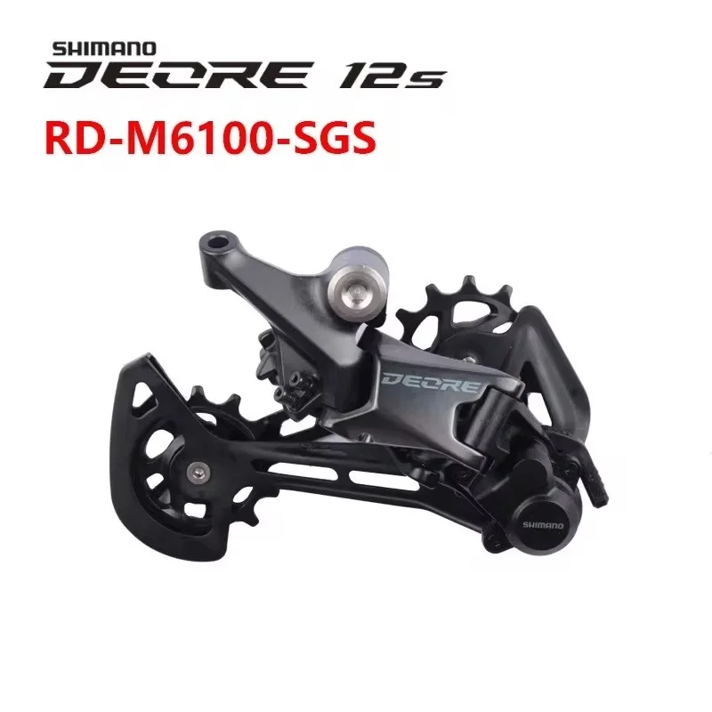 SHIMANO DEORE M6100 Rear Derailleur RD-M6100-SGS SHADOW RD+ Hidden Rear Derailleur 1x12 Speed Original Shimano Rear Derailleur