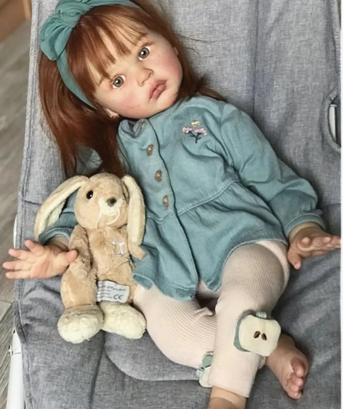 SINO-BB Customized Limited Supply24inch Reborn Baby Mattia With Hand-Rooted Red Hair Already Finished Doll With Different Dress