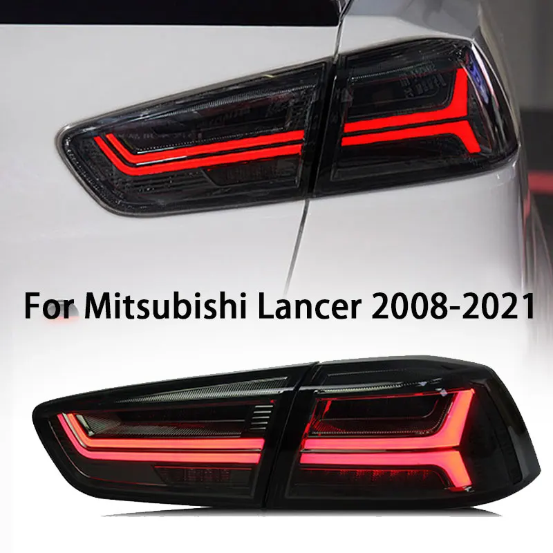 Rear Tail Light For Mitsubishi Lancer EVO x 2008-2021 Driving Foglight Turn Signal Lamp Brake Reversing Lamp Car Accessories