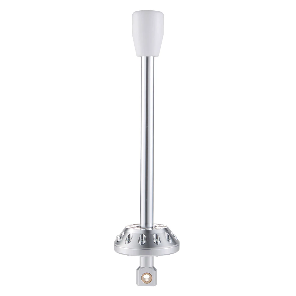 390mm Aluminum Short Shifter SOLID  with White Shift Knob for BMW 3 Series E30 E36 E46 5 Series E34 E39 E6x