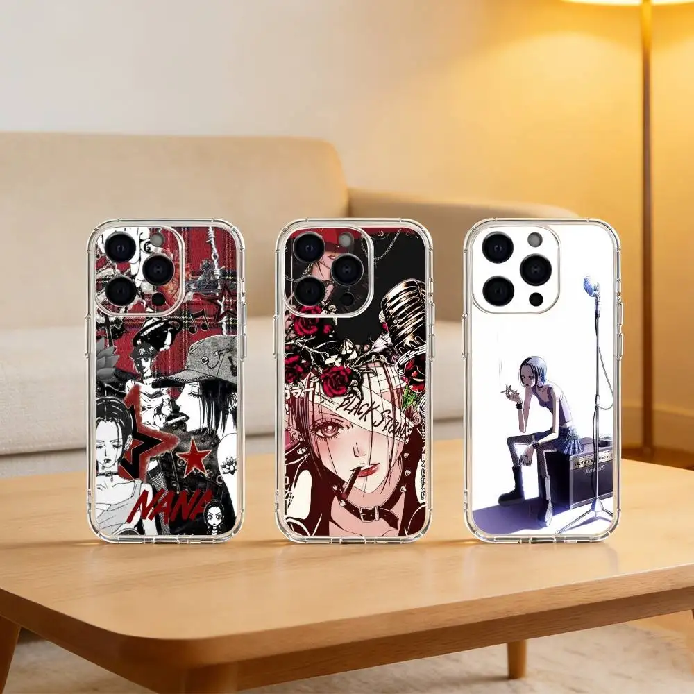 

Anime Oosakis N-Nanas Phone Case For iPhone 17 16 15 14 13 12 11 Mini Pro Max Plus Transparent Cover