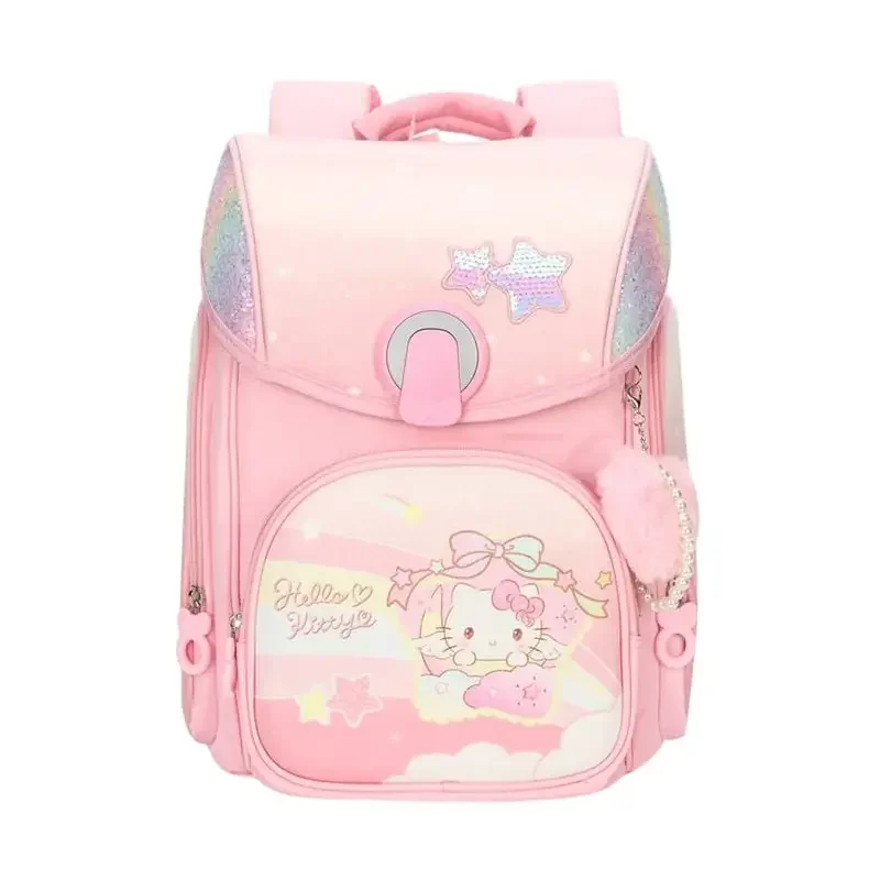 

Sanrioed Kuromi Melody Cinnamoroll Hello Kitty Children Backpack Cute Schoolbag Student Cartoon Large Capacity Shoulder Bag Gift