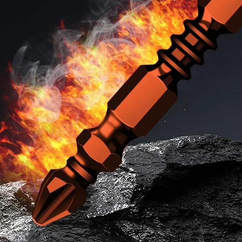 R9UF Punta per cacciavite a doppia testa magnetica forte Punta per vite a croce Punta per trapano a mano per cacciavite