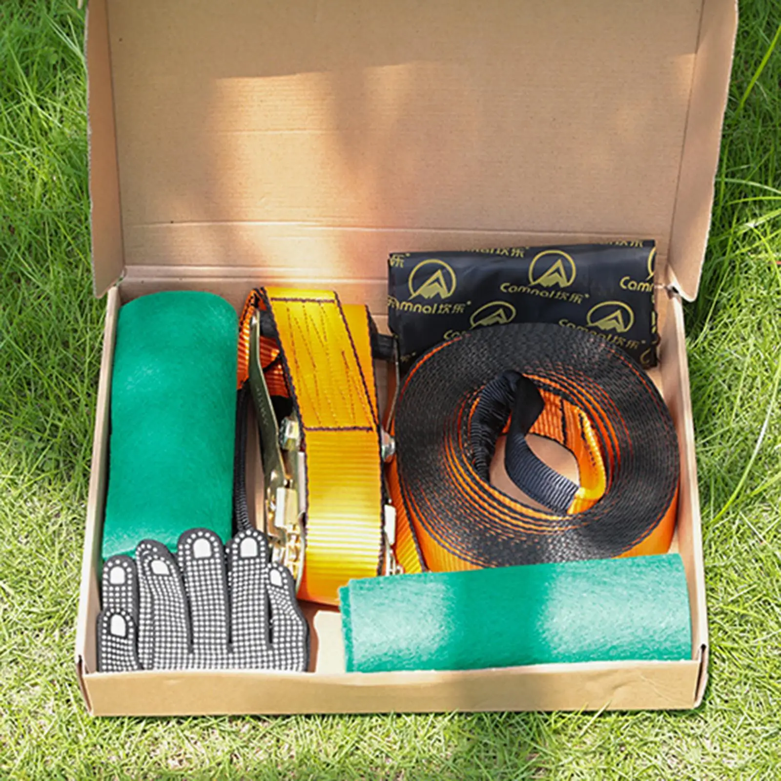

Slackline Kit Tree Protectors Plus Safe High Reliability for Strength