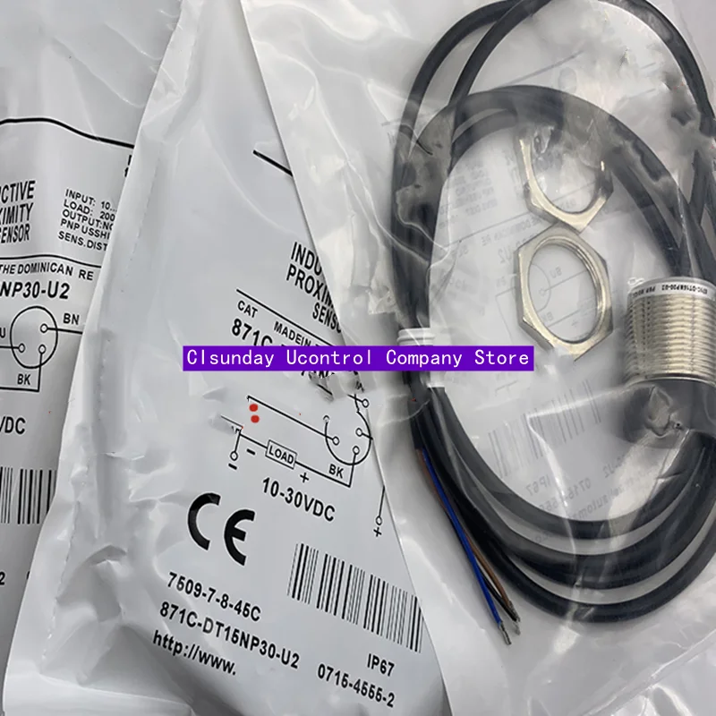 

2pcs New proximity switch 871C-DT15NP30-D4