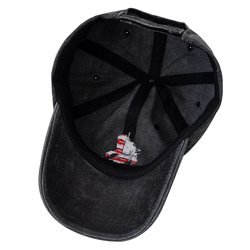 ホット販売洗浄綿キャップ高品質米国旗パターン刺繍野球帽男性と女性のアウトドアスポーツお父さん帽子