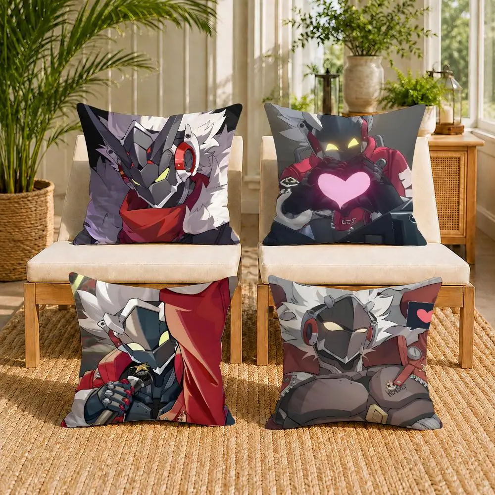 Zzz Billy Kid Game Cushion Cover Soft Short Plush Double-Sided Print Throw Pillow Case Home Decor Gift