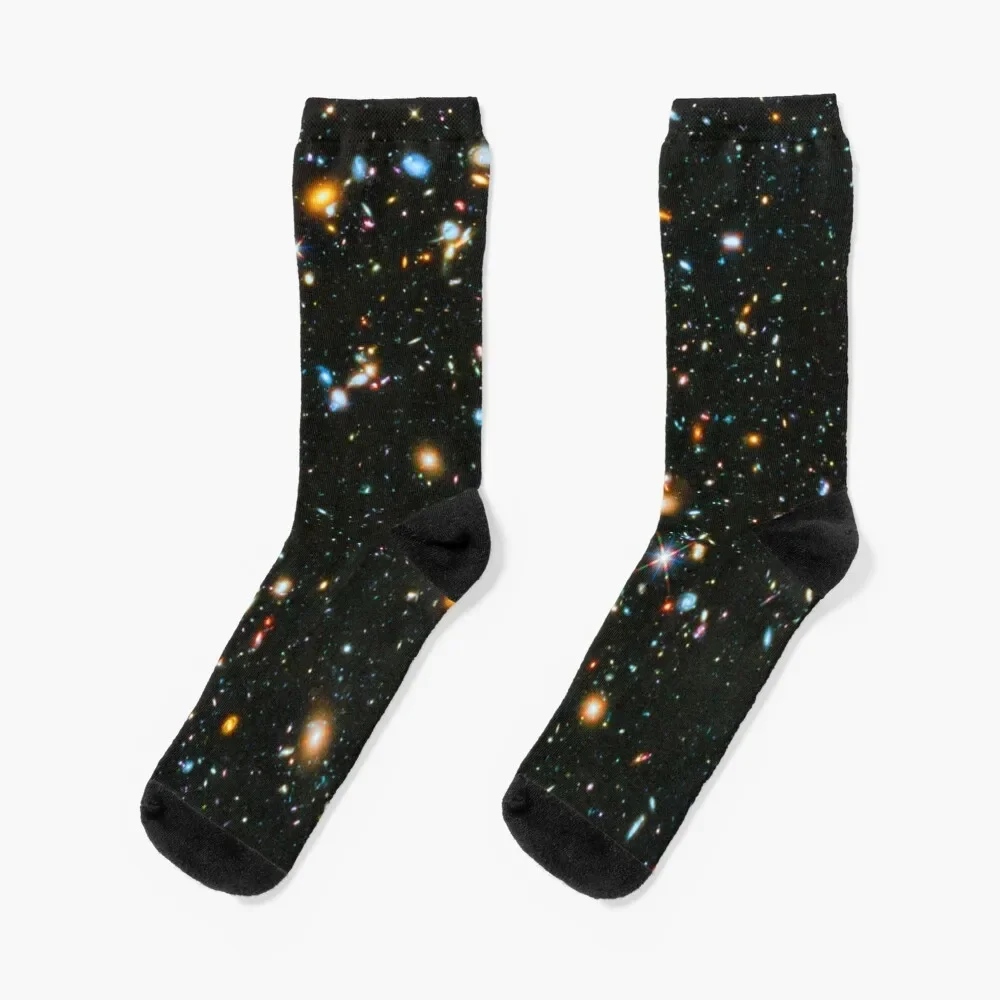 

Hubble Extreme Deep Field (UV) Socks floor valentine gift ideas floral crazy Socks For Man Women's