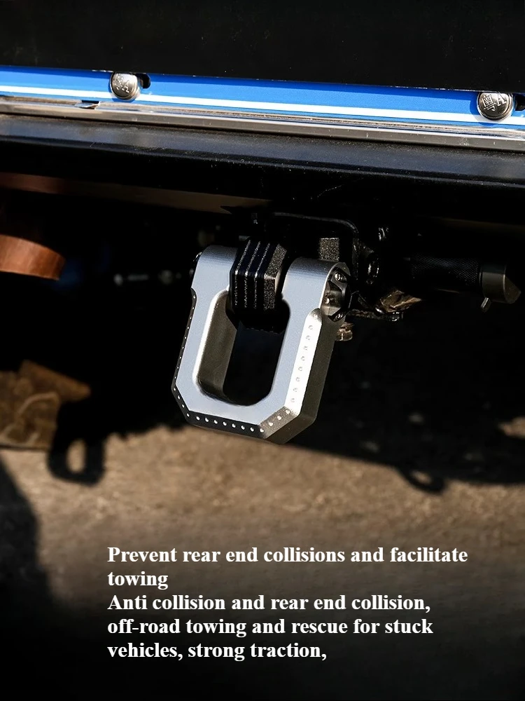 For BJ BAIC 212 T01 2025 2026 Car Trailer Arm Modification Off-road Vehicle Square Mouth U-shaped Trailer Hook Accessories detail image 4