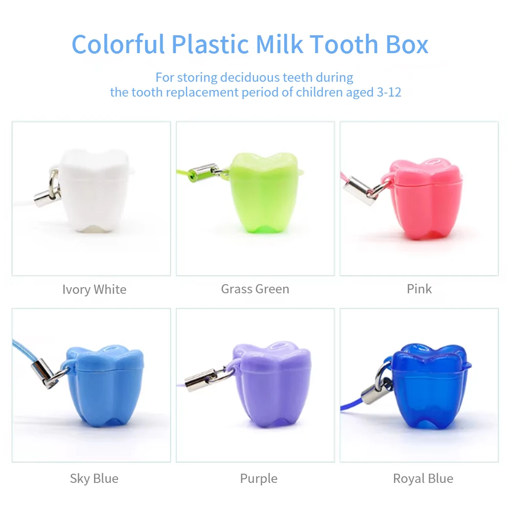 

100 шт. Горячая распродажа: Миниатюрные милые коробочки для хранения детских зубов, органайзеры для зубов, сувениры для детей