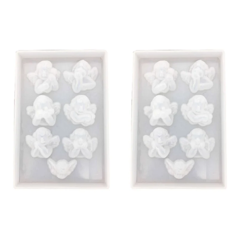 

CYL-2X Little Angel Shape Silicone Mold For Resin DIY Clay UV Epoxy Resin Molds Pendant Jewelry Tools Mould