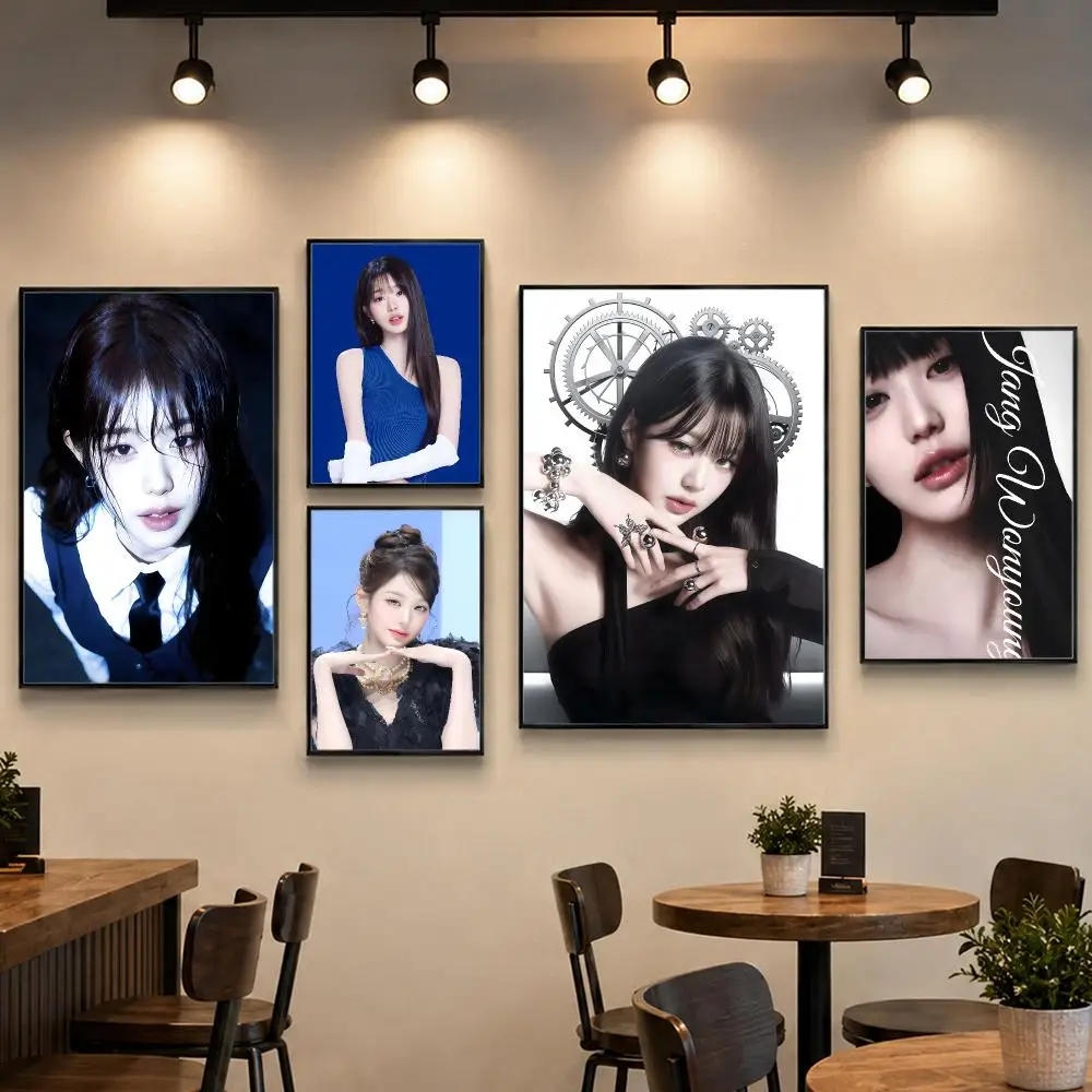 Kpop Jang Won-young Poster PP Paper Decorative Wall Art for Living RoomsBedrooms Bars Cafes Stylish Home Decor Gift