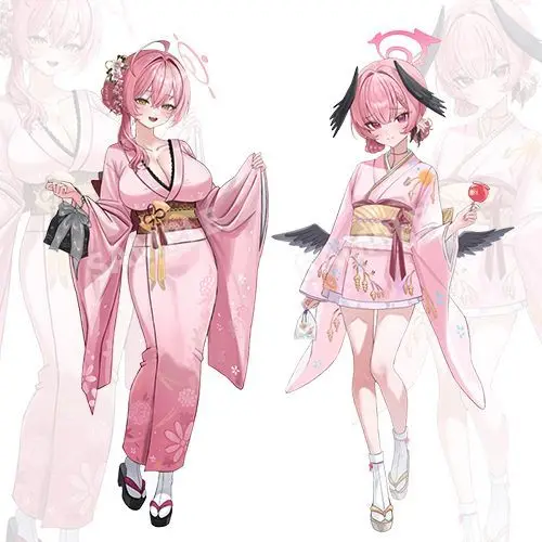 

Collection keychain Acrylic Stand Blue Archive Cartoon Anime Shimoe Koharu Desktop Ornaments Decorate Model Birthday Gifts