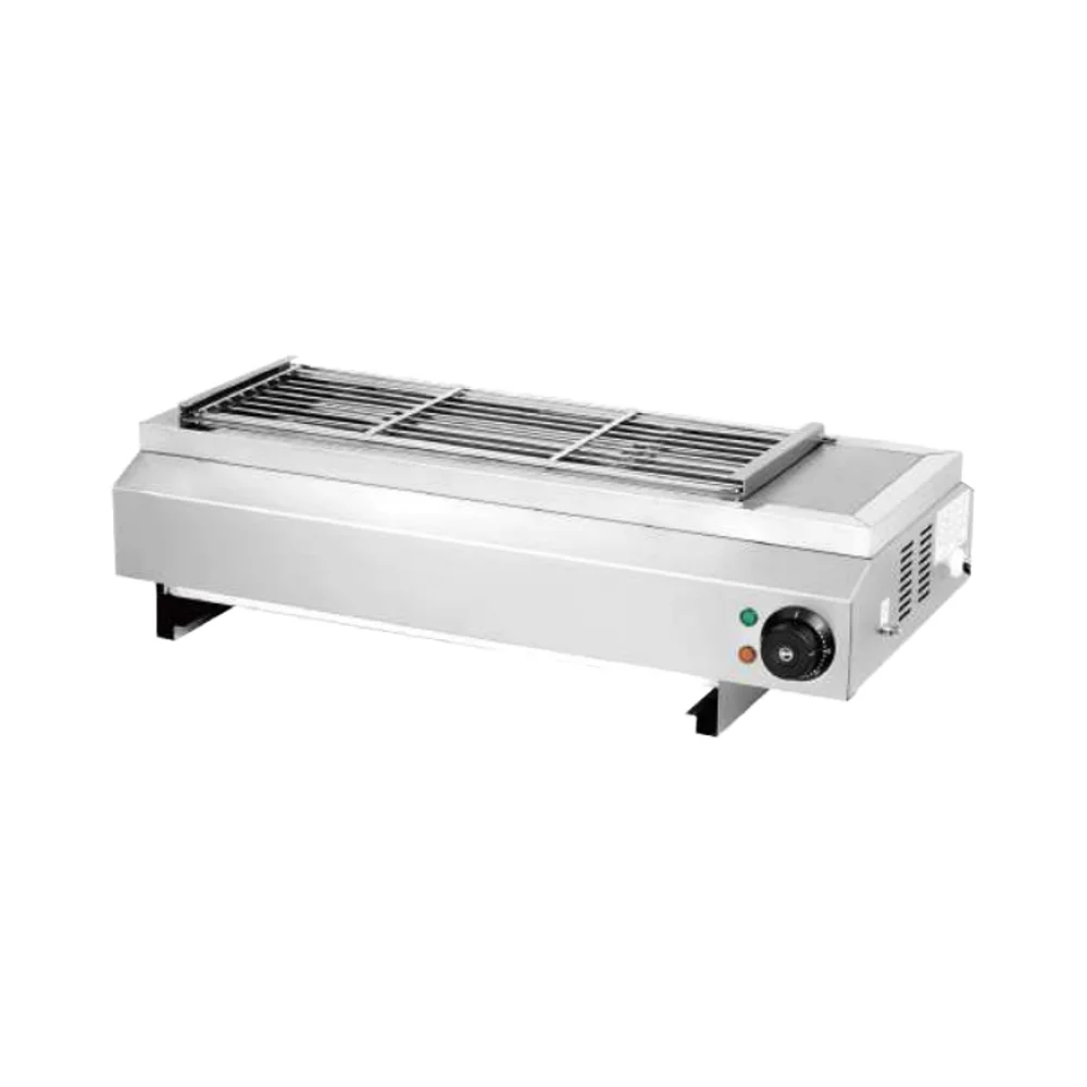 Multi-Function Stainless Steel Electric Steak BBQ Grill Machine Smokeless Commercial Kitchen Equipment for Restaurant Kitchen