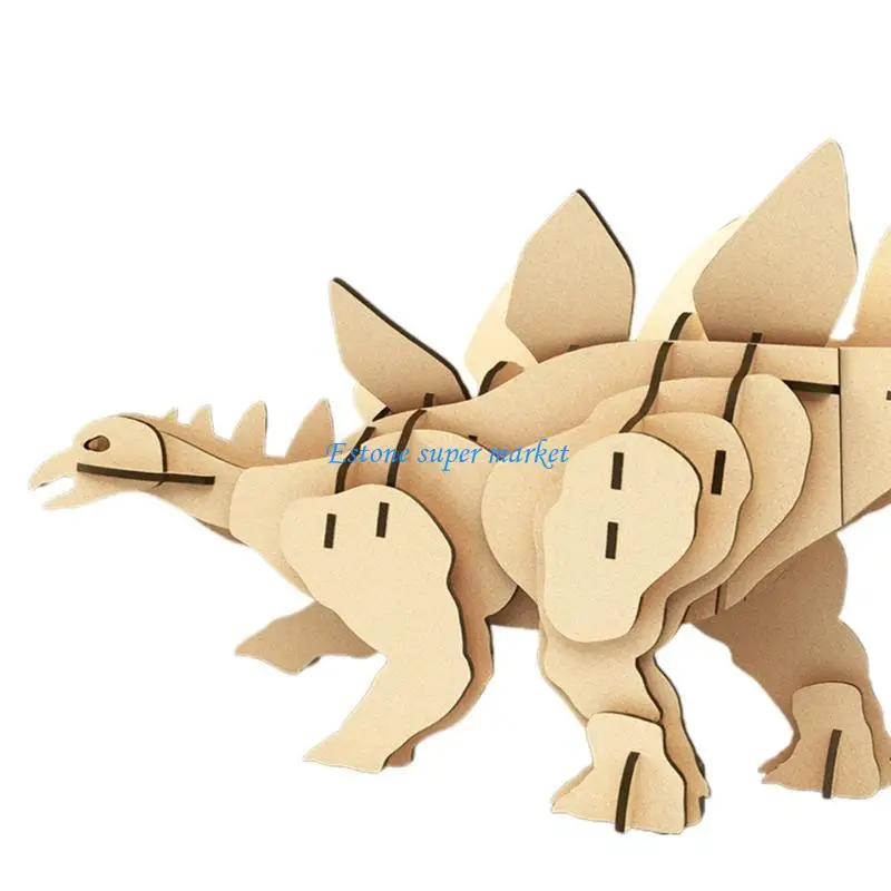 090b dinosaure puzzle puzzle en bois dinosaure pour enfants en bois dinosaure bâtiment bricolage dinosaure modèle jouet