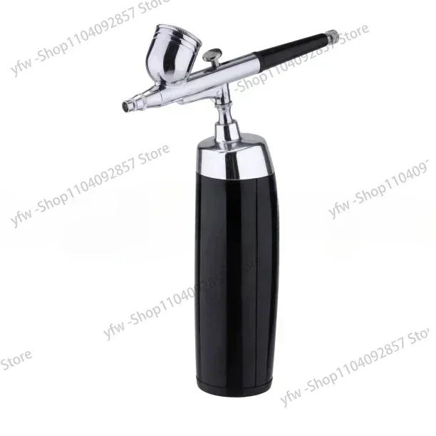 Wireless Airbrush Air Compressor Kit  Paint Spray Gun Pen Portable Air Brush Painting Cup Makeup Barber Black