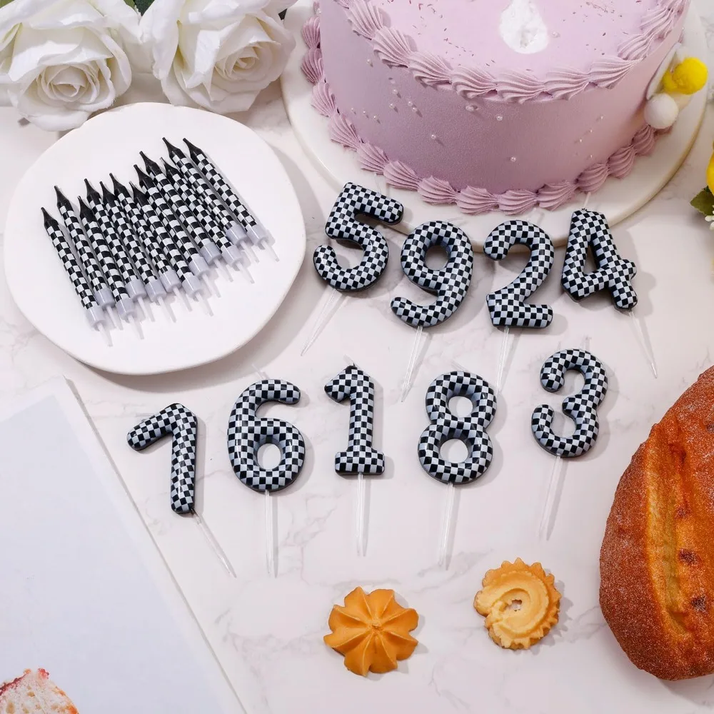 6 Stück rot/gelbe SpiderGeburtstagskerzen Spirale Kuchenkerzen Lange dünne Kuchenkerzen für Hochzeitsfeier und Kuchendekoration – Detail 24
