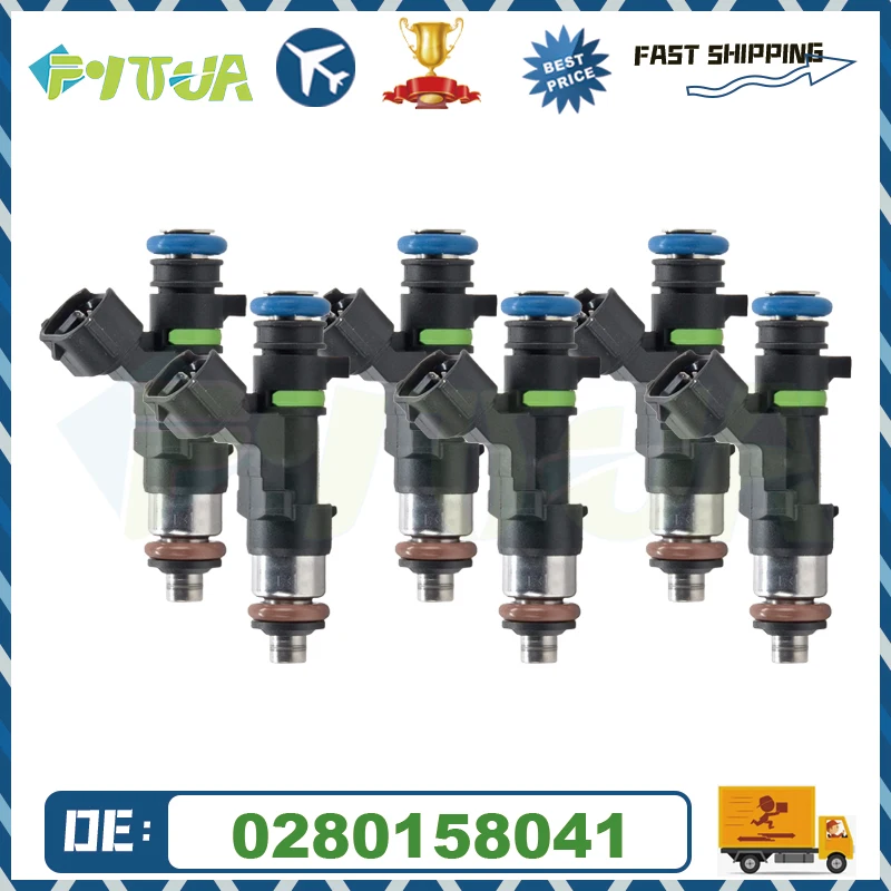 6 Stück Einspritzdüsen 0280158041   Für Peugeot Renault Citroen 407 607 5 Tsh Laguna z.0L Vsh 041190052 9648129380