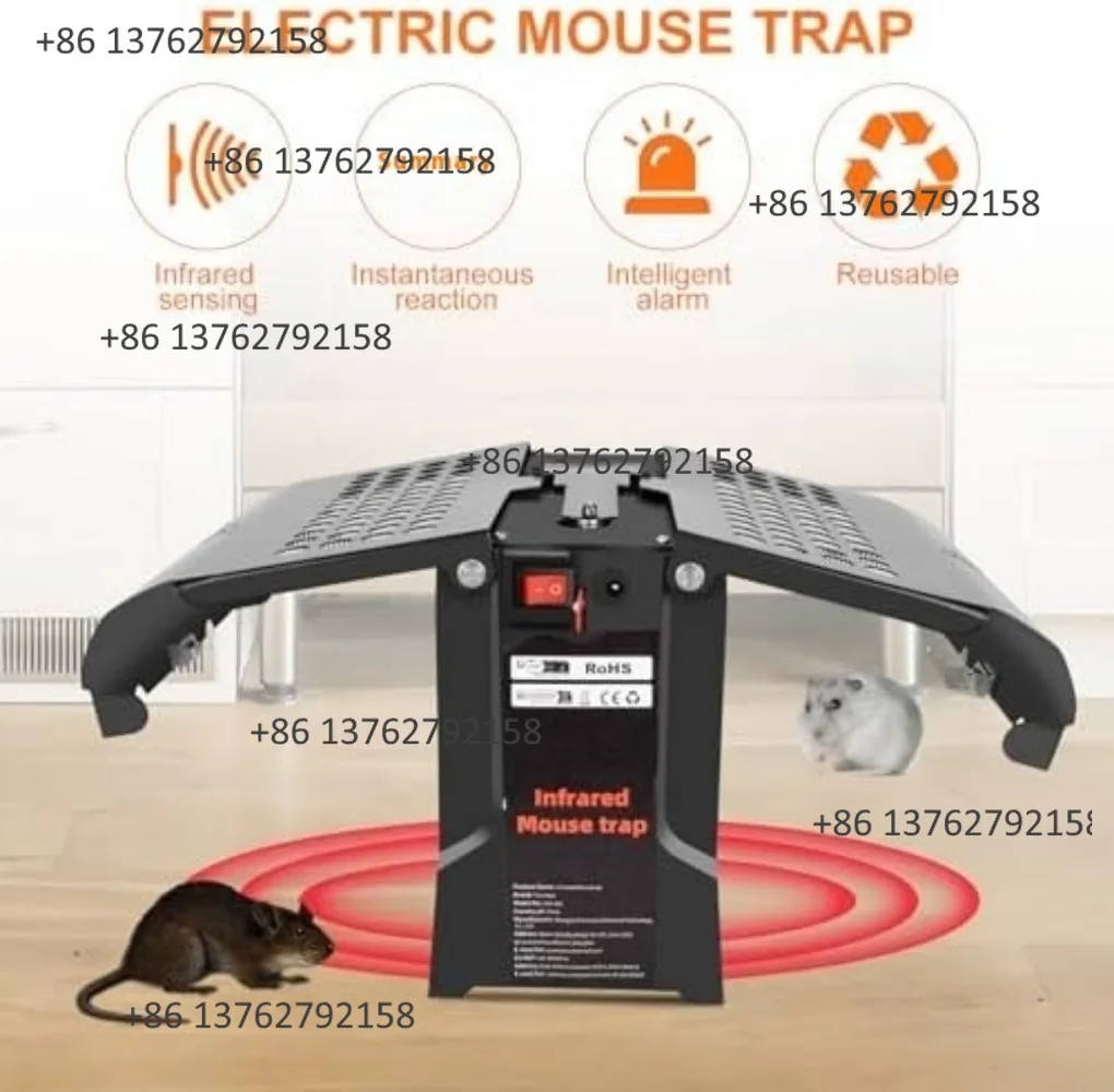 Smart  Mouse Trap USB Rechargeable Reusable Rat Cage Indoor Rodent Catcher For Home Kitchen Garage Use