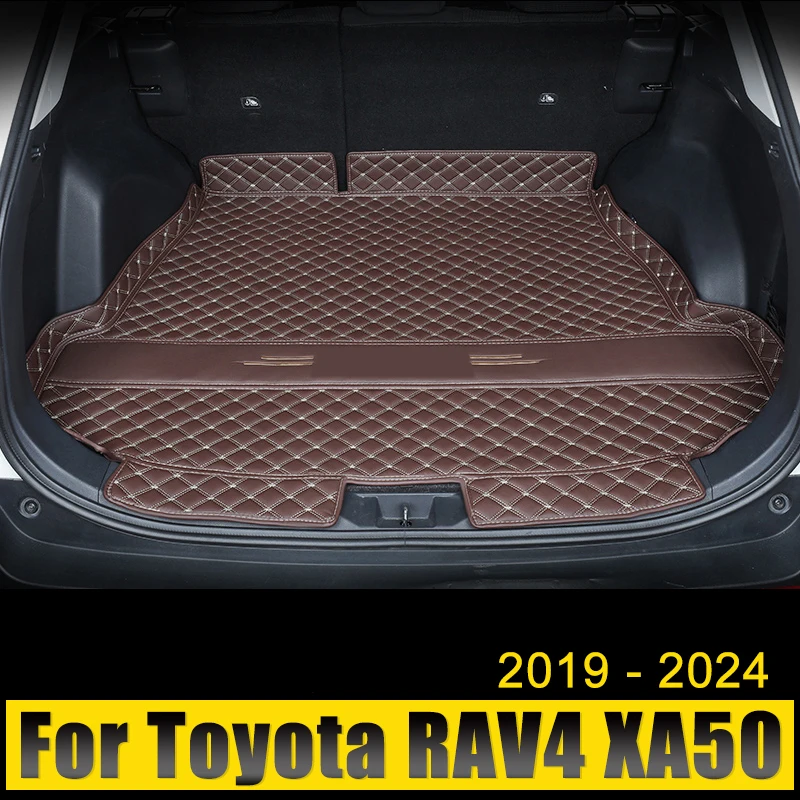 

For Toyota RAV4 XA50 RAV 4 Hybrid 2019 2020 2021 2022 2023 2024 Custom Car Trunk Mat Durable Cargo Liner Boot Carpet Accessories