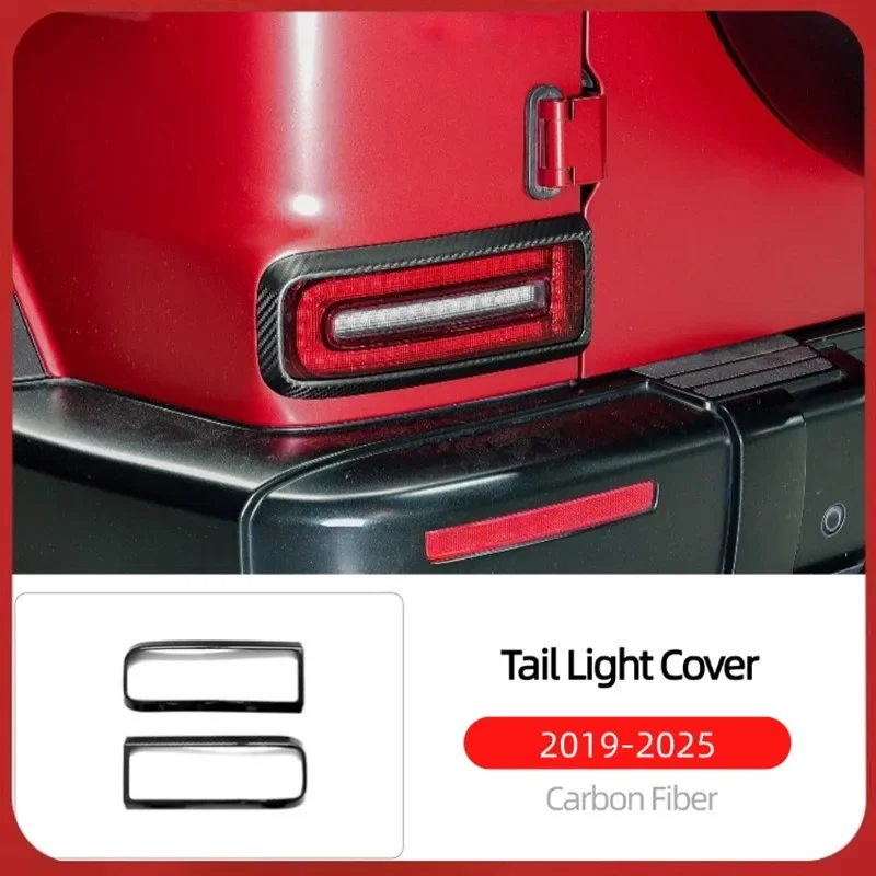 

For Mercedes-Benz G-Class G500, G63, G350, G400, G550, G450 Modified Dry Carbon Fiber Tail Light Frame And Tail Light C