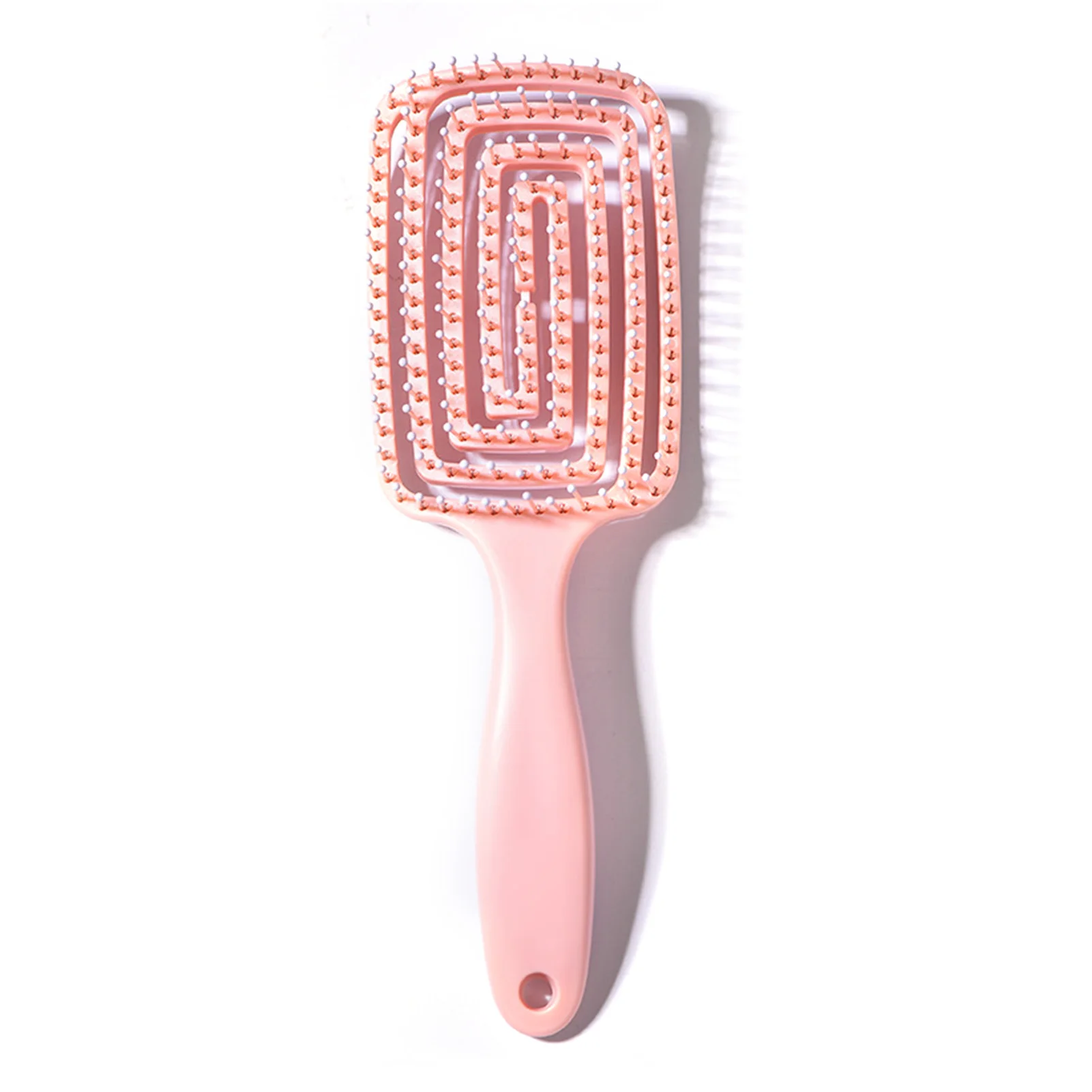 Curved Vented Styling Brush Professional Curved Hairbrush Easy Detangling Vented Hair Styling Comb for Home Salon Use