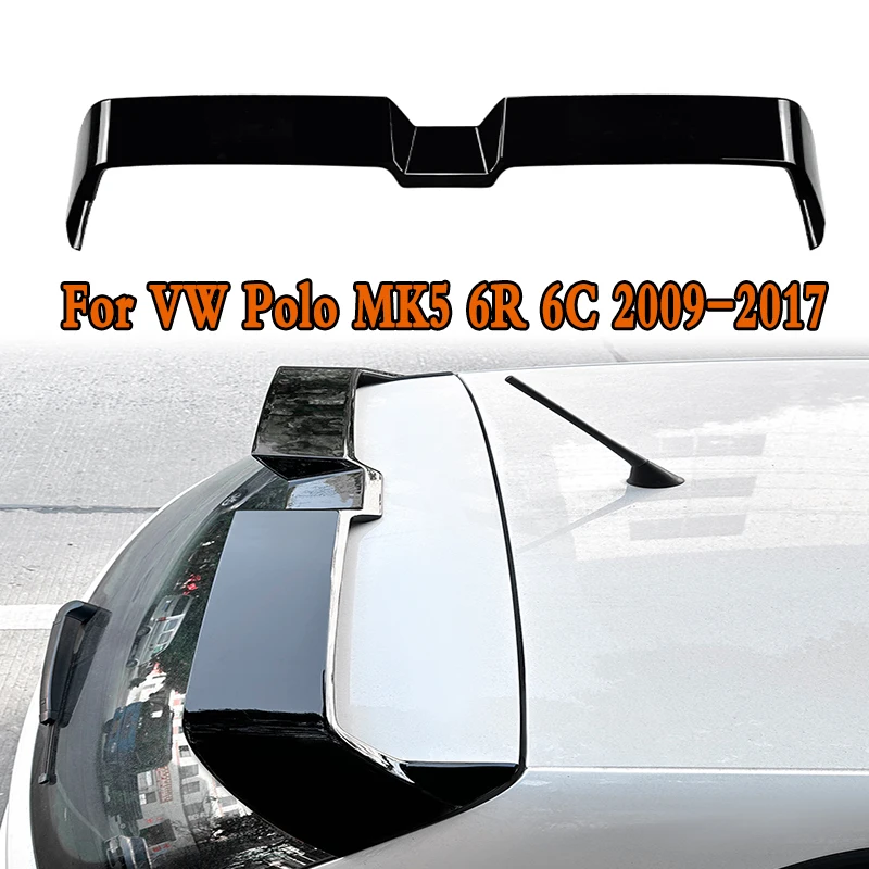 

For VW Polo MK5 6R 6C 2009-2017 Top Wing Car Tail Wing Fixed Wind Spoiler Auto Rear Wing Modified Decoration Accessories